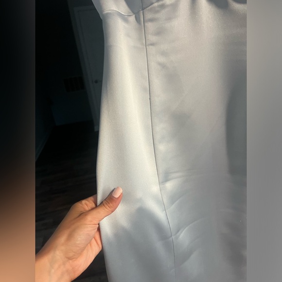 Amsale Bridesmaid Dress - Nicky (color: ice) - Picture 4 of 10